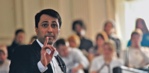 Eboo Patel, founder of the Interfaith Youth Core (IFYC) and identified as one of America's Best Leaders in 2009 by U.S. News & World Report, presented the Robbins Peace Lecture at Union Church for a Berea College Convocation held on March 18, 2010.