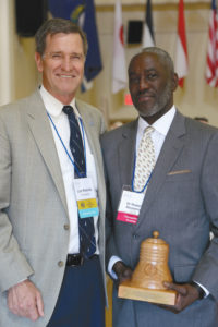 President Lyle Roelofs and Dr. Robert Mayberry