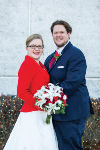 Wedding photo of Holly Korb and Justin Rabnott