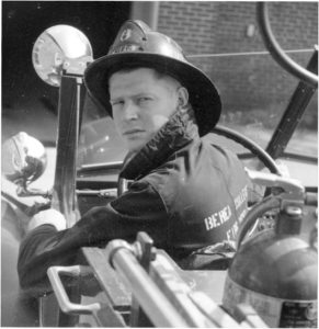 Student firefighter circa 1947