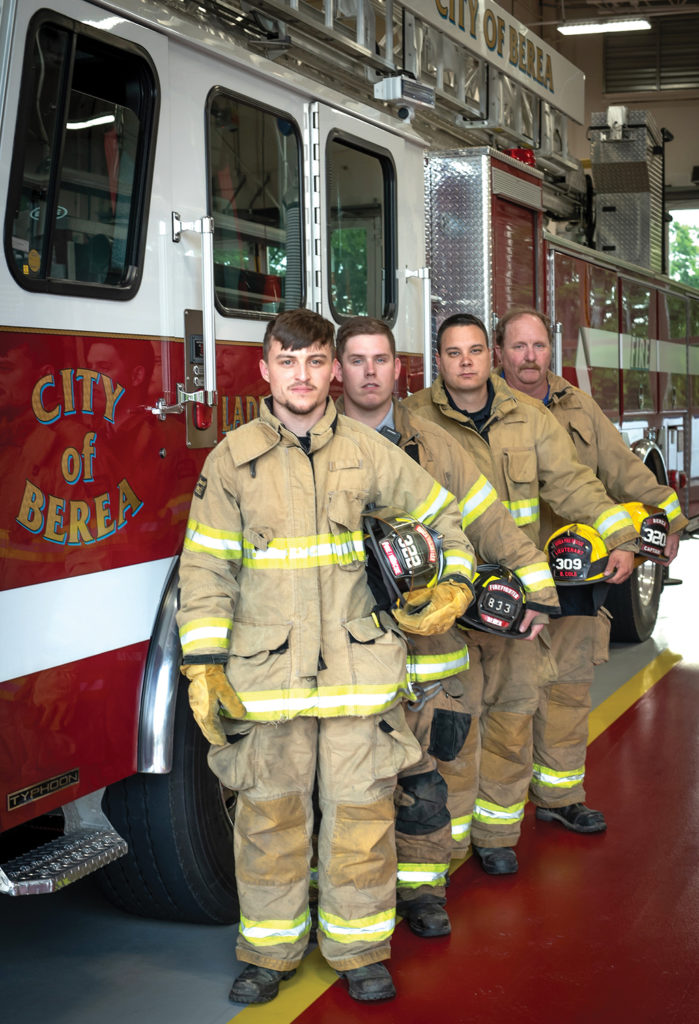 Four Berean volunteer firefighters