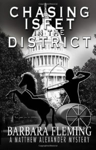 Cover of Barbara Fleming's book titled "Chasing Isfet District."