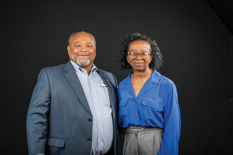 Portrait of Virgil Burnside and Dr. Jacqueline Burnside (Photo: Jay Buckner)