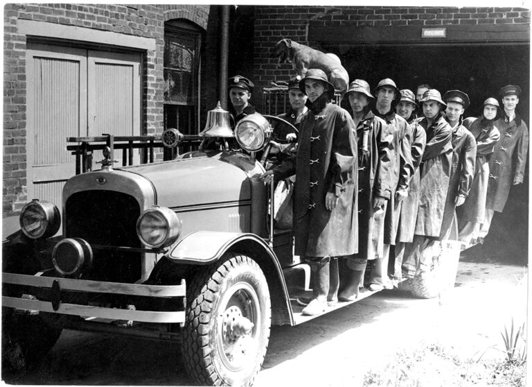 Berea College Firefighters in the early 1930s