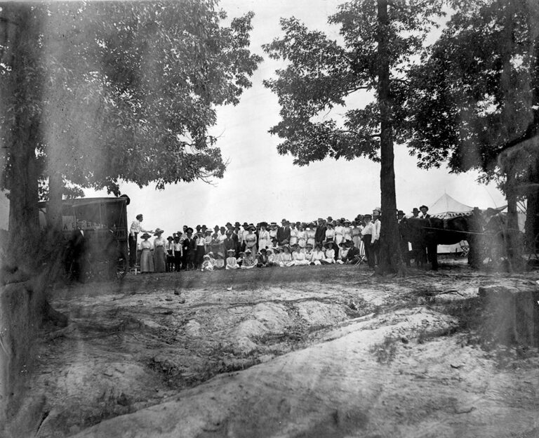 Tent Revival with Rev. Knight around 1914
