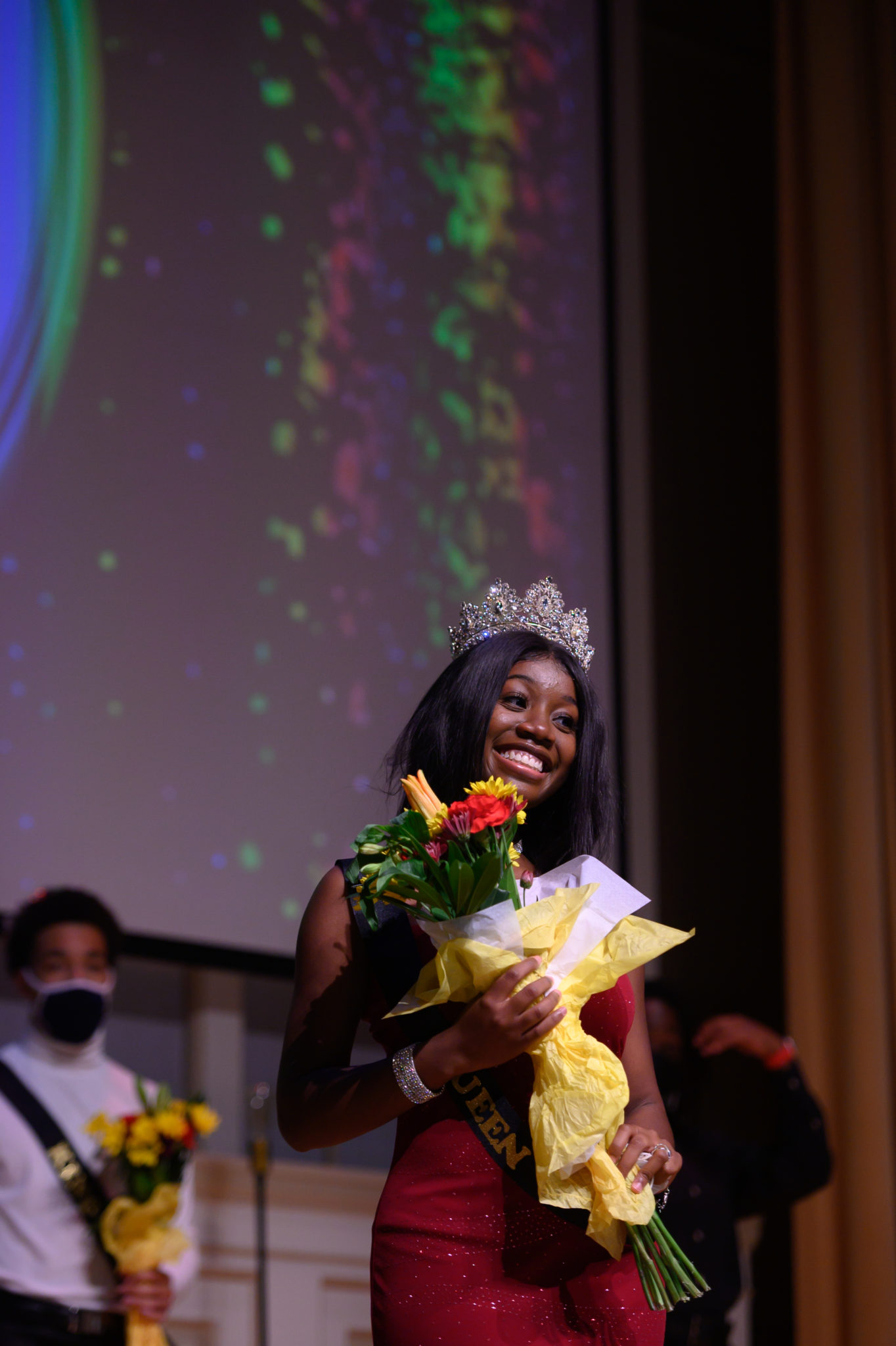 Photo of the Black Student Union Pageant Queen