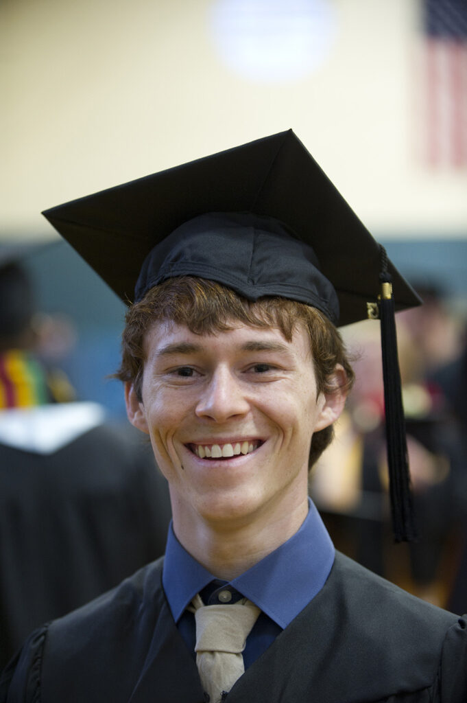 Photo of Kyle Kincaid at his Berea College graduation