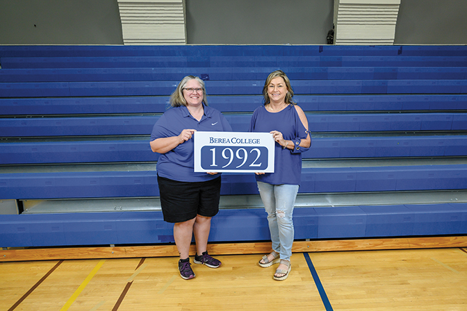 Two students from the Class of 1992