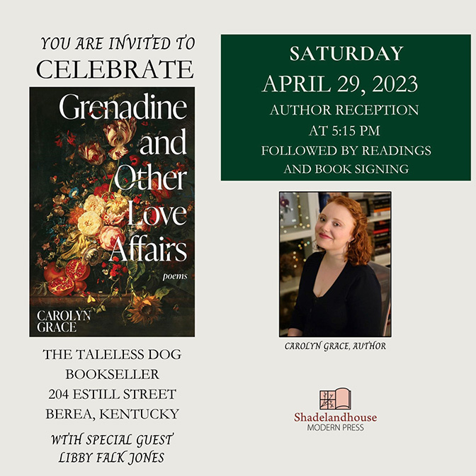 Carolyn Grace invitation to celebration