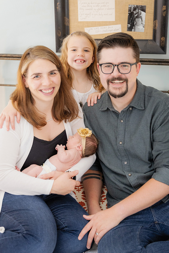 Photo of Aaron and Ashley Sachs and their children