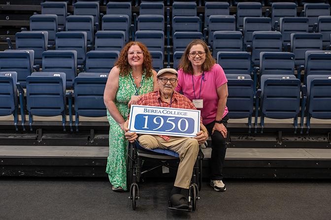 Group photo of the Class of 1950 at Summer Reunion 2025