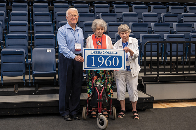 Group photo of the Class of 1960 at Summer Reunion 2025