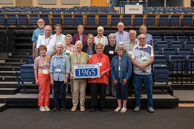 Group photo of the Class of 1965 at Summer Reunion 2025